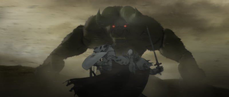 英語版予告編で初公開となった「降臨」の1シーン。（c）三浦建太郎（スタジオ我画）・白泉社/BERSERK FILM PARTNERS