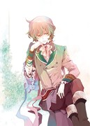 クロフネ百（モモ）より、あきのイラスト。