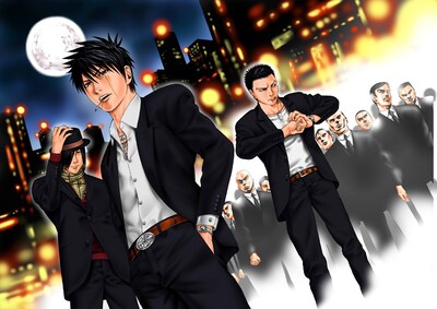 吉瀬狂助原作、霧科拓徒作画「ギャングスターアイランド」カット