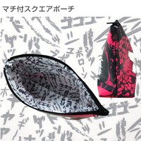 スクエアポーチの中面には擬音をデザイン。(C)KAZUO UMEZZ/SHOGAKUKAN