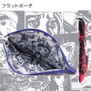 フラットポーチの中生地には作中のコマをデザイン。(C)KAZUO UMEZZ/SHOGAKUKAN