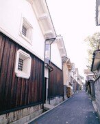 若桜町の町並み。