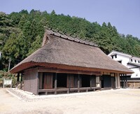 若桜町の町並み。