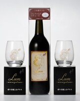 「ふじの井 うる星やつら ラムちゃんのリキュール（ラム＆チョコ）とグラスのセット」（c）高橋留美子／小学館