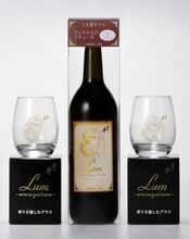 「ふじの井 うる星やつら ラムちゃんのリキュール（ラム＆チョコ）とグラスのセット」（c）高橋留美子／小学館