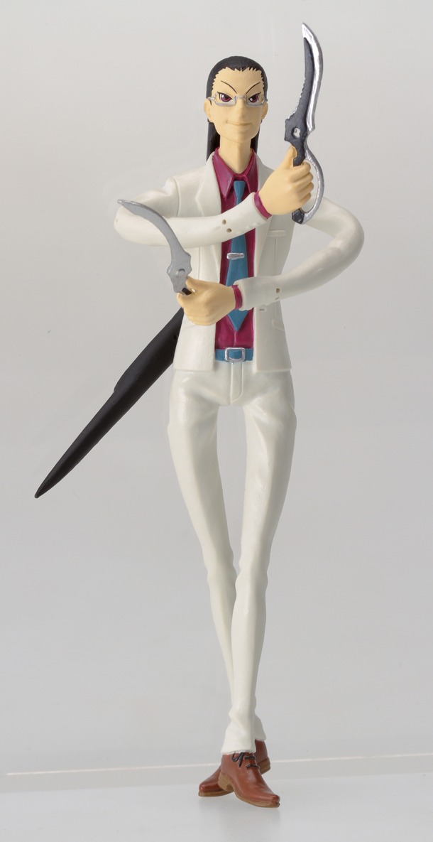 月刊アフタヌーン2013年1月号に付属する、零崎双識のベンダブルフィギュア。(C)西尾維新・シオミヤイルカ／講談社