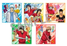 「アニくじ」E賞のミニタオル全5種。(C)空知英秋／集英社・テレビ東京・電通・サンライズ・アニプレックス