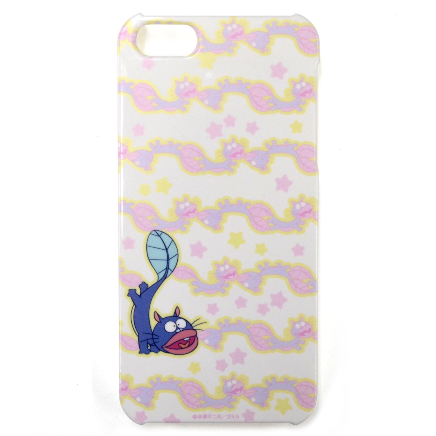 「カスタムカバー iPhone 5 バカボン（ウナギイヌ パステルピンク）」（c）赤塚不二夫／ぴえろ