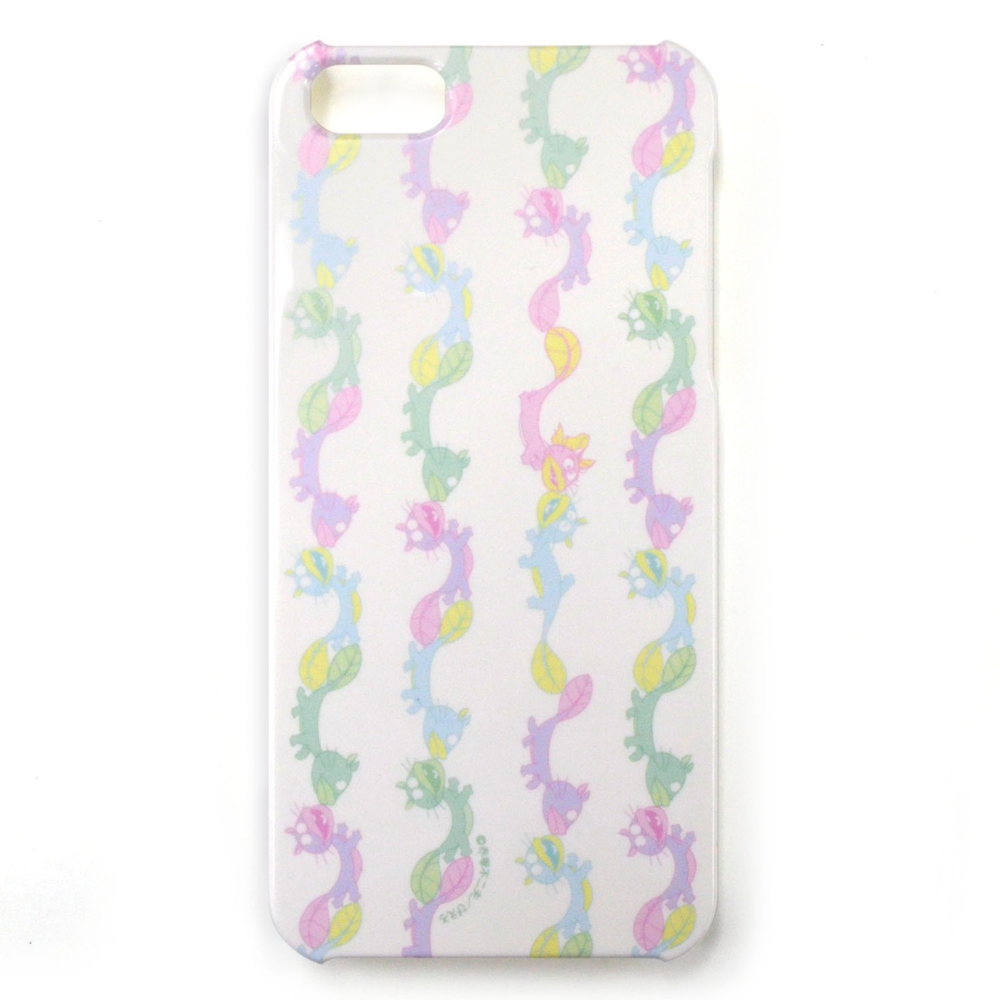 「カスタムカバー iPhone 5 バカボン（ウナギイヌ パステルマルチカラー）」（c）赤塚不二夫／ぴえろ