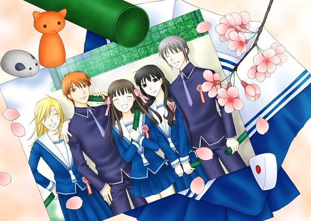 「フルーツバスケット」最終話の扉絵。