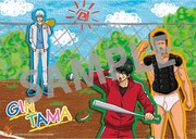 「アニくじ」B賞「応援旗」のうちの1種。(C)空知英秋／集英社・テレビ東京・電通・サンライズ・アニプレックス