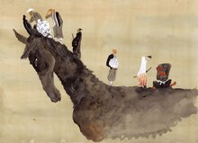 松本大洋が「七人の侍」をテーマに描いたイラスト。ほかのイラストはフリースタイル誌面で楽しもう。