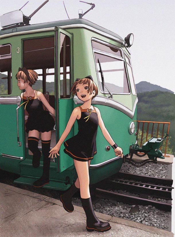 展示予定のイラスト。(C)RANGE MURATA / WANIMAGAZINE CO.,LTD.