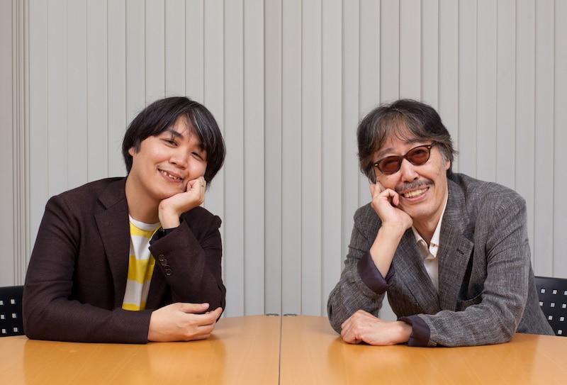 写真左より中村佑介、林静一。