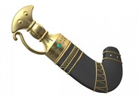 「アリババの剣」は全長約30cm。(C)大高忍／小学館・マギ製作委員会・MBS