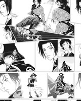 トレンチコートの裏地に使用される森本梢子「アシガール」のイラスト。(C)森本梢子／集英社