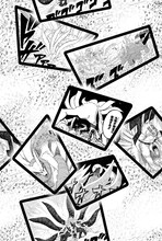 「ミュラー オブ ヨシオクボ」のトレンチコート裏地に使用される岸本斉史「NARUTO―ナルト―」のイラスト。(C)岸本斉史／集英社