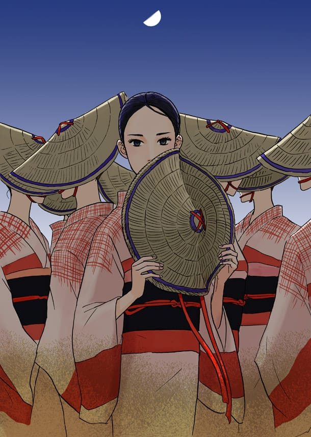 小玉ユキ 地方の伝統芸能を描く新連載 月影ベイベ 始動 コミックナタリー