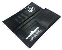 実費頒布にて応募者全員サービスされる特製の「蒼き鋼のアルペジオ」財布。