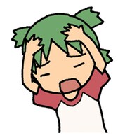 「よつばと！」スタンプの1種類。(C)KIYOHIKO AZUMA / YOTUBA SUTAZIO