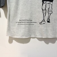 「ポップコーンキャッチ ラグランTシャツ 投げ」のオートミールの絵柄。