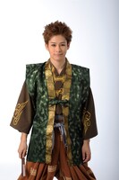 木下藤吉郎役の林明寛 (C)2012 大羽快・メディアファクトリー／舞台版「殿といっしょ」製作委員会