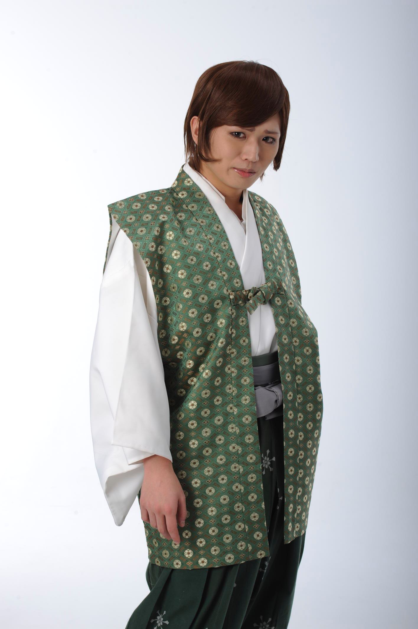 浅井長政役の紅葉美緒 (C)2012 大羽快・メディアファクトリー／舞台版「殿といっしょ」製作委員会