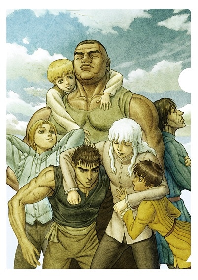 鷹の団のクリアファイル。（c）三浦建太郎（スタジオ我画）・白泉社/BERSERK FILM PARTNERS