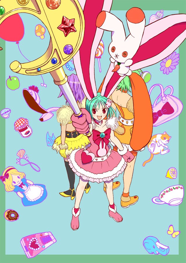 大亜門の新連載「わたしはキャワワワ!!」扉イラスト。(C)大亜門/集英社