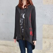 「ライチ☆光クラブ 薔薇パーカー黒」