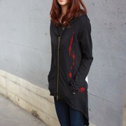 「ライチ☆光クラブ 薔薇パーカー黒」