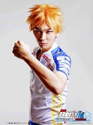 福富寿一役の小林且弥。