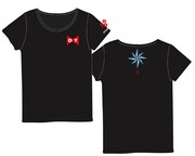 志萬安吾ガールズカットソー（ブラック）。(C)Kiyo QJO2012／KADOKAWASHOTEN