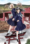 市東亮子「やじきた学園道中記II ～津軽編～」カット