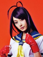 関羽雲長役の池田夏希。(C)2012 塩崎雄／ワニブックス／ダイス