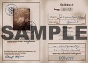 「軍靴のバルツァー」4巻限定版に付属する手帳の中面サンプル。