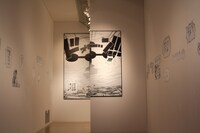 「正義の門」のトリックアート。