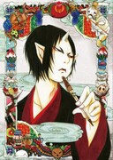 「鬼灯の冷徹」ノートの表紙。(C)江口夏実／講談社