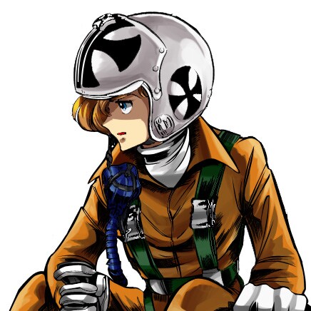 ソーシャルゲーム「エリア88」より真。 (C)新谷かおる／メディア