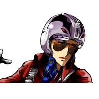 ソーシャルゲーム「エリア88」よりサキ。 (C)新谷かおる／メディアファクトリー (C)DARTSLIVE GAMES