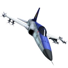 ソーシャルゲーム「エリア88」の戦闘機。 (C)新谷かおる／メディアファクトリー (C)DARTSLIVE GAMES