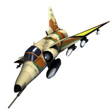 ソーシャルゲーム「エリア88」の戦闘機。 (C)新谷かおる／メディアファクトリー (C)DARTSLIVE GAMES