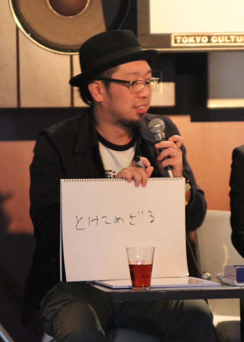 「『見ざる・言わざる・聞かざる』にもう一匹追加されることになりました。どんな猿？」のお題に答える長田。