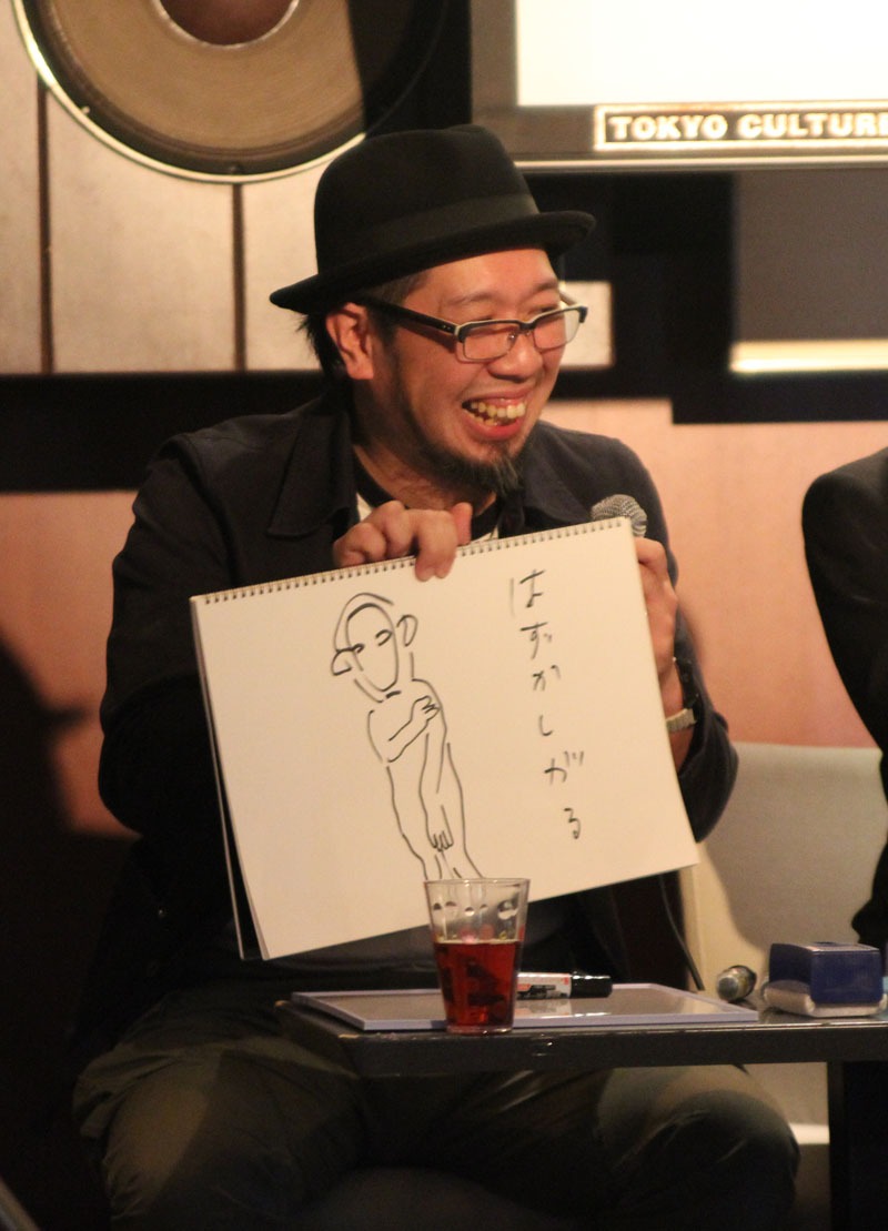 「『見ざる・言わざる・聞かざる』にもう一匹追加されることになりました。どんな猿？」のお題に答える長田。