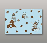 「ポストカード　オチビサンの珈琲タイム」OCHIBISAN(C)ANNO MOYOCO