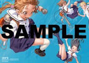 一部書店で付属する、村田蓮爾のイラストを印刷したカード。