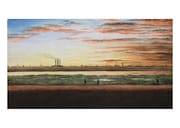 諸星大二郎、故郷描いた幻の一枚絵「子供の頃」が版画に