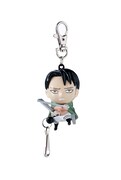 「進撃の巨人」9巻限定版に付く、リヴァイのキーホルダー。