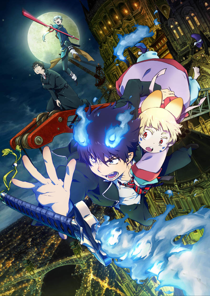 「青の祓魔師」劇場版メインビジュアル (C)加藤和恵 / 集英社 (C)加藤和恵 / 集英社・「青の祓魔師」劇場版製作委員会 2012