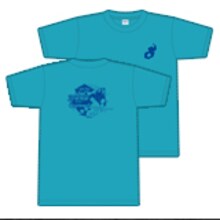 「Tシャツ・ターコイズブルー」各2205円 (C)加藤和恵／集英社・「青の祓魔師」劇場版製作委員会 2012 (C)加藤和恵／集英社 (C)加藤和恵／集英社・「青の祓魔師」製作委員会・MBS